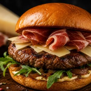 Burger iberyjski jak przygotować
