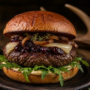 Burger z jelenia
