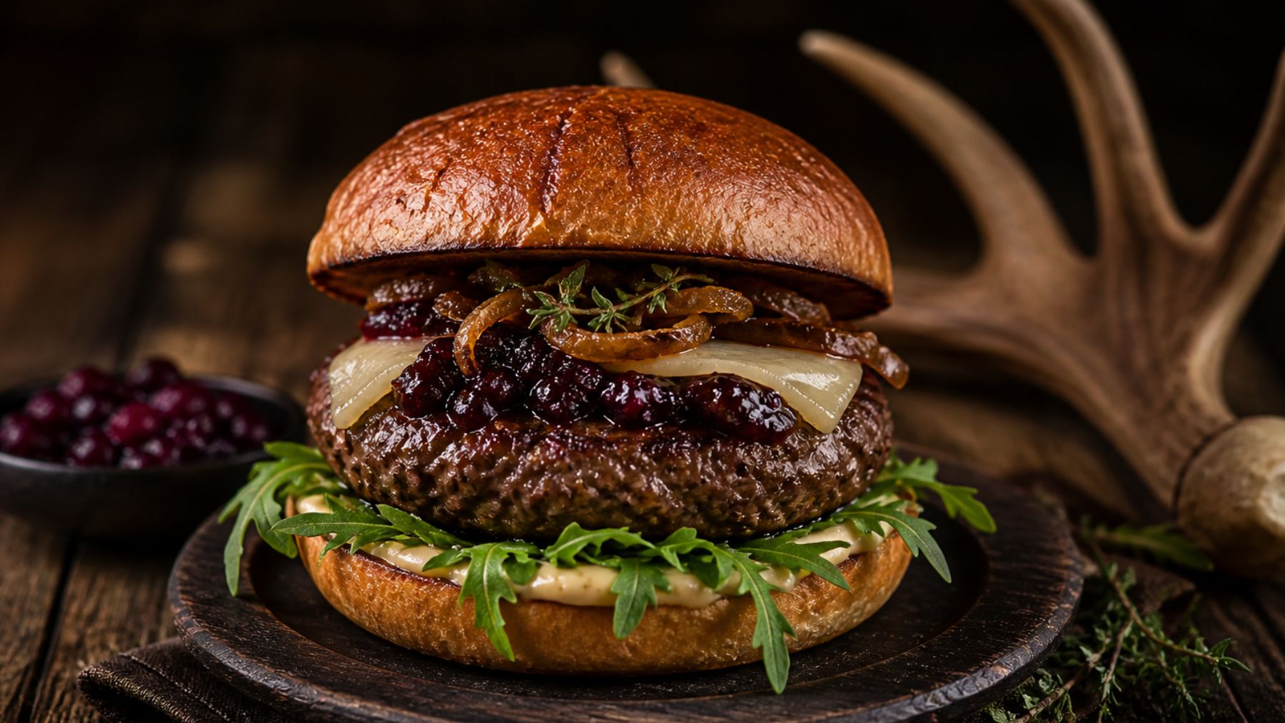 Burger z jelenia
