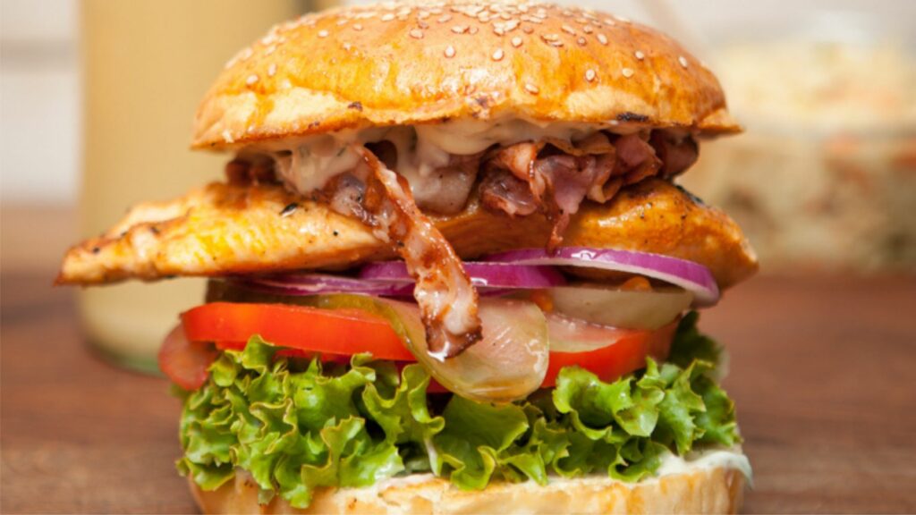 Burger z kurczaka