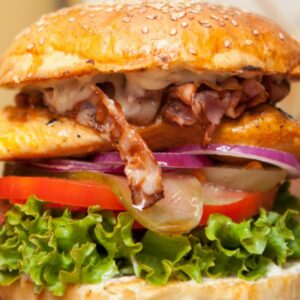 Burger z kurczaka