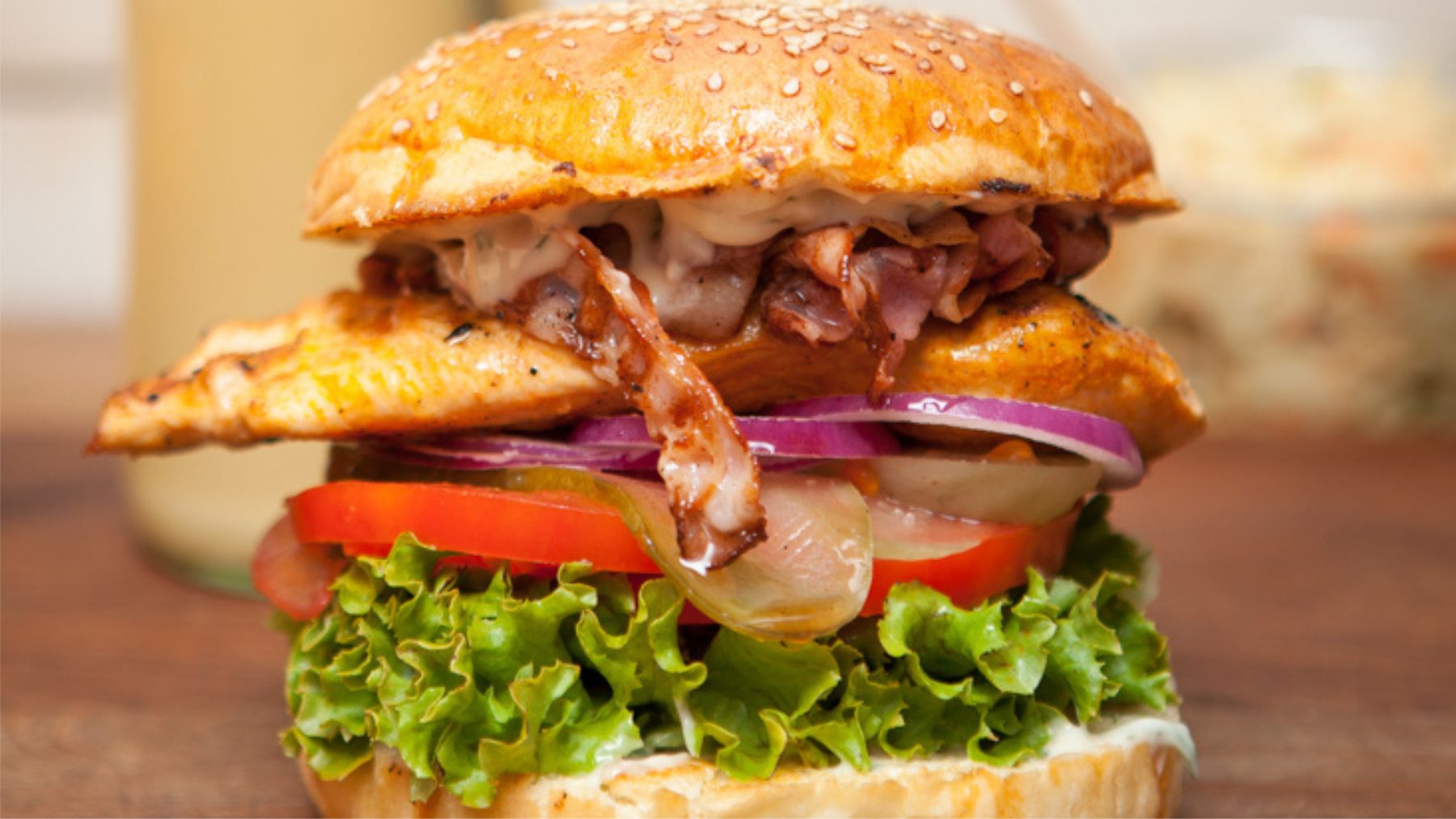 Burger z kurczaka