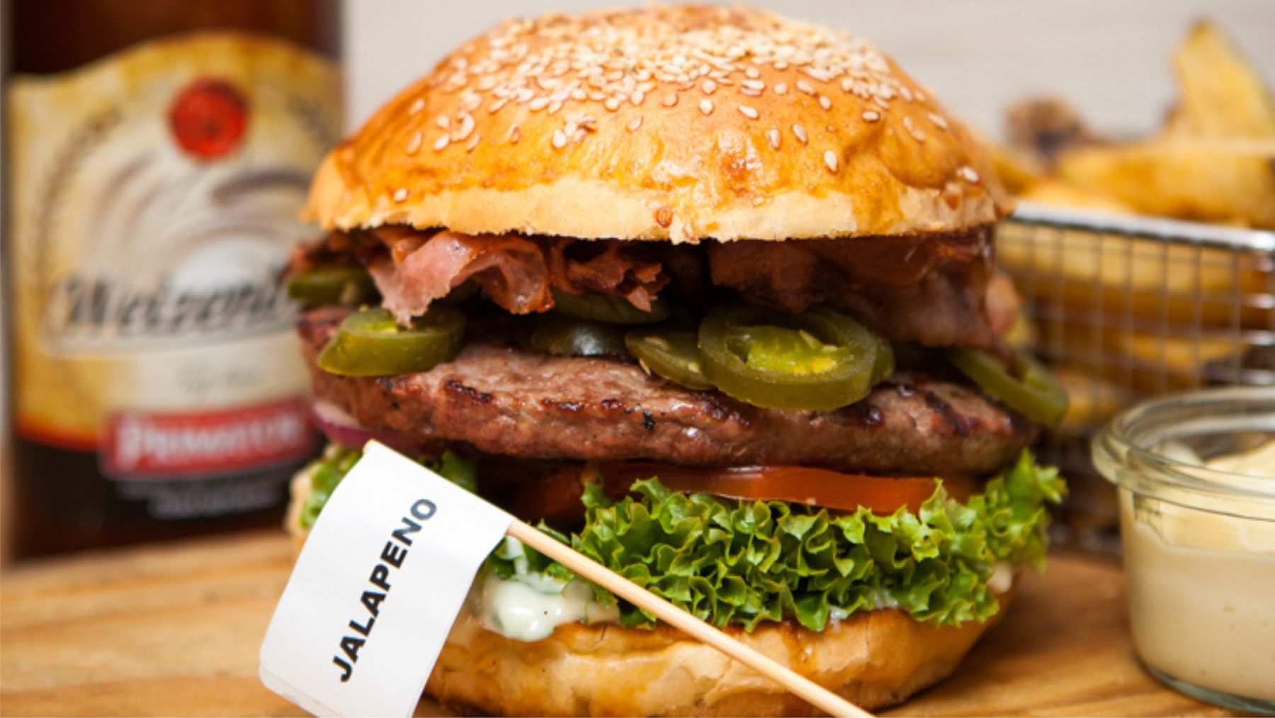 Jalapeno burger