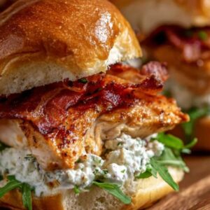 Mini burgery z kurczakiem