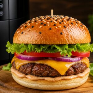 burger z airfryera